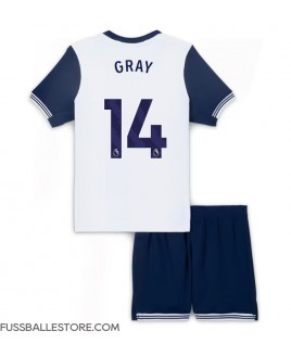 Günstige Tottenham Hotspur Archie Gray #14 Heimtrikotsatz Kinder 2024-25 Kurzarm (+ Kurze Hosen)